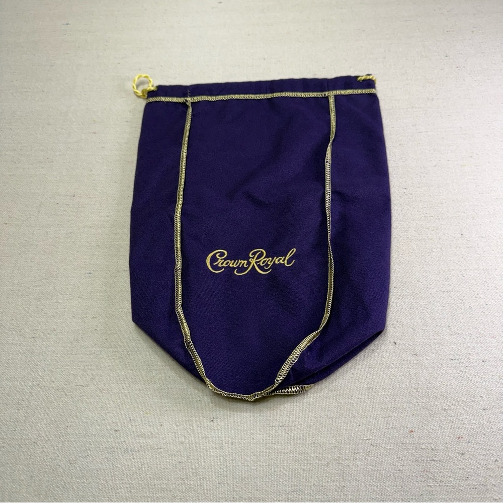 Crown Royal Purple Drawstring Bag